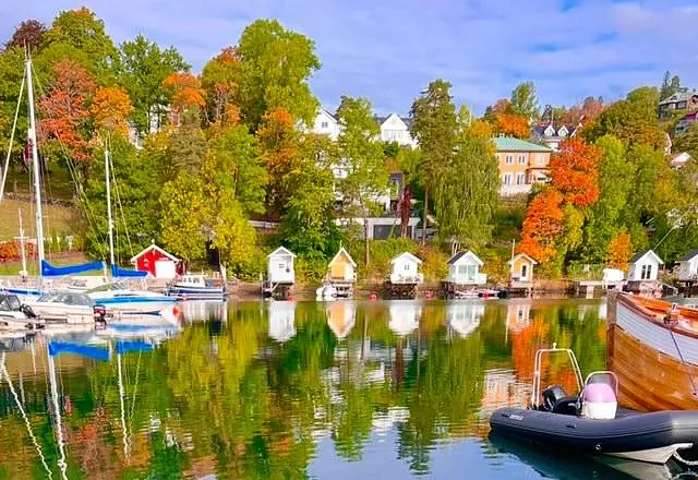 Idylliske omgivelser hos Sørfonden Slipp